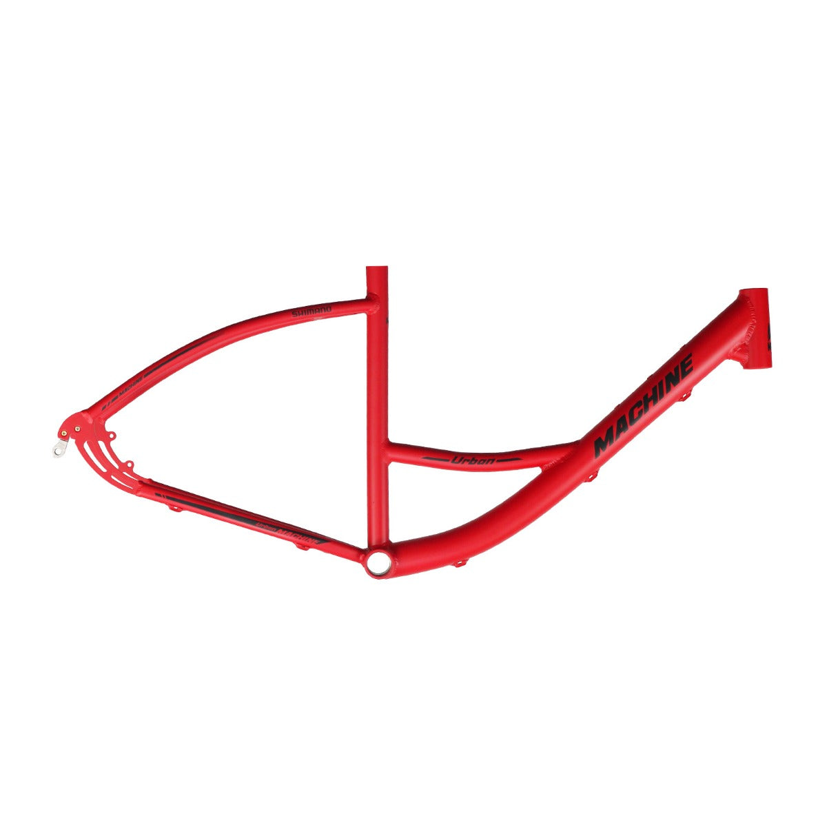 Quadro Bicicleta 26x18" Alumínio Urban Vermelho