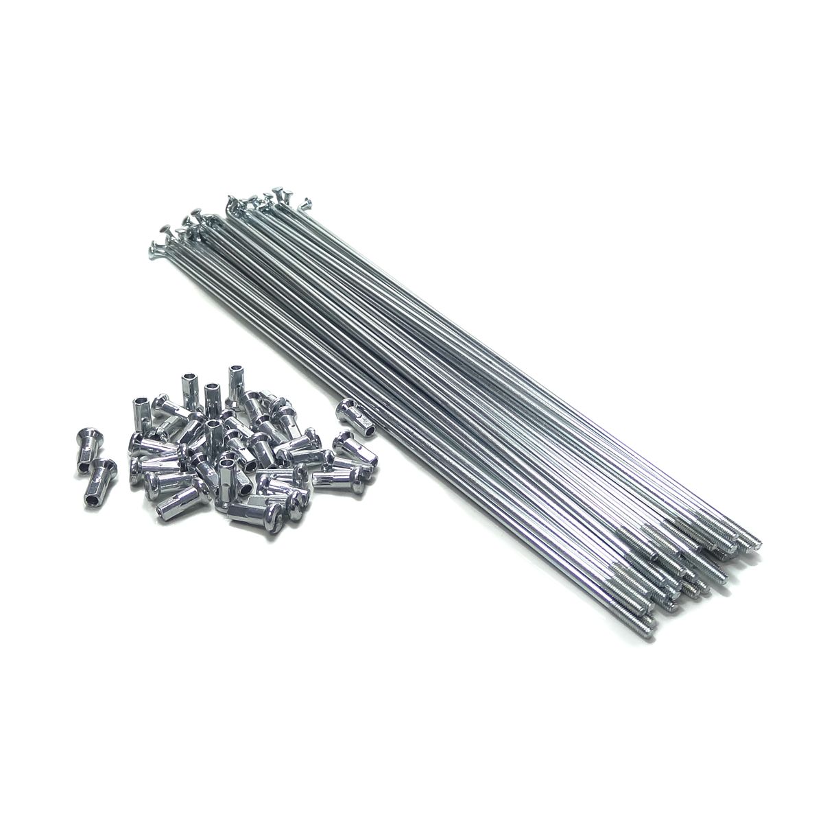 Jogo de Raio Bicicleta 2,5x263mm Aço Zincado