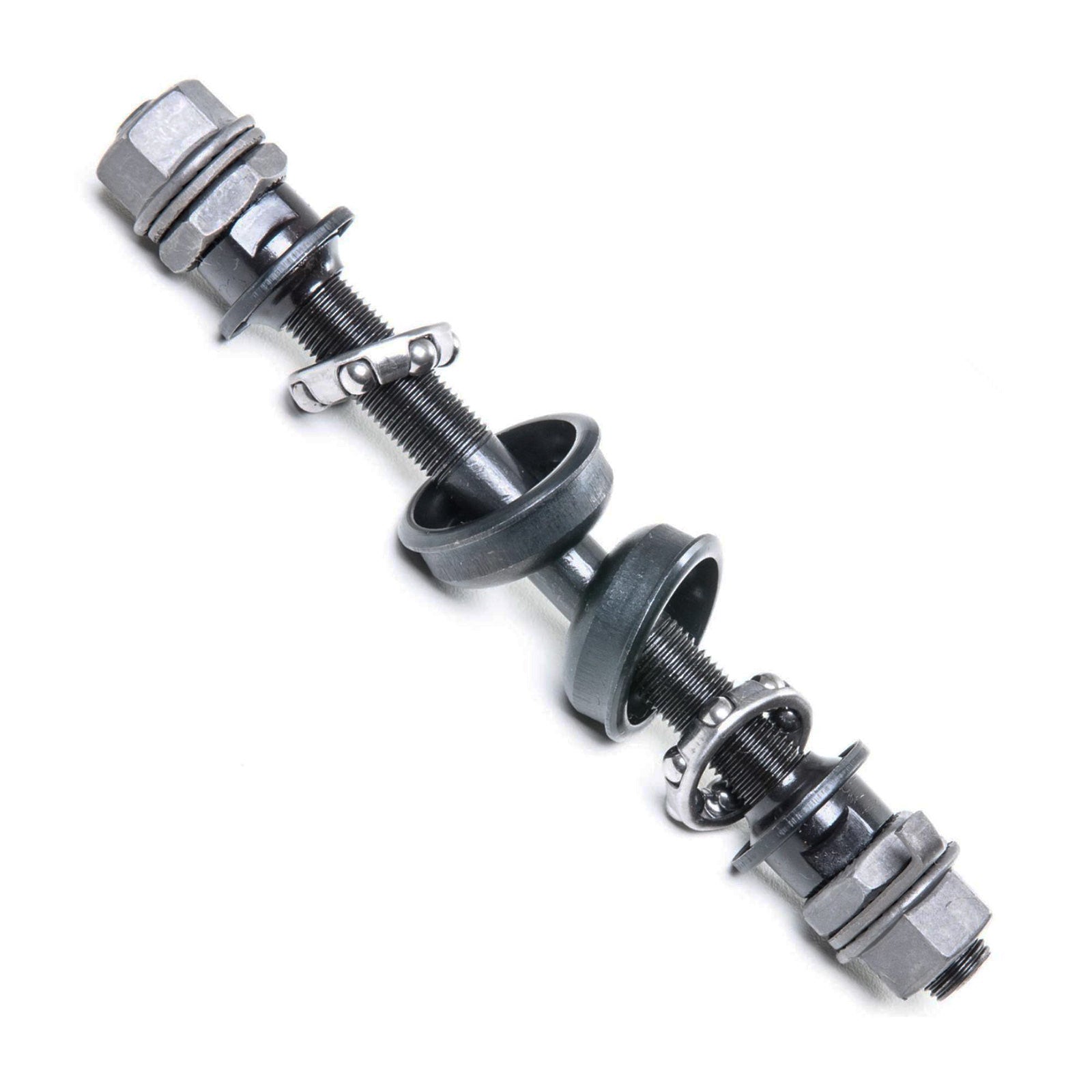 Eixo Dianteiro Completo com Caixa, Colar e Esferas 140mm