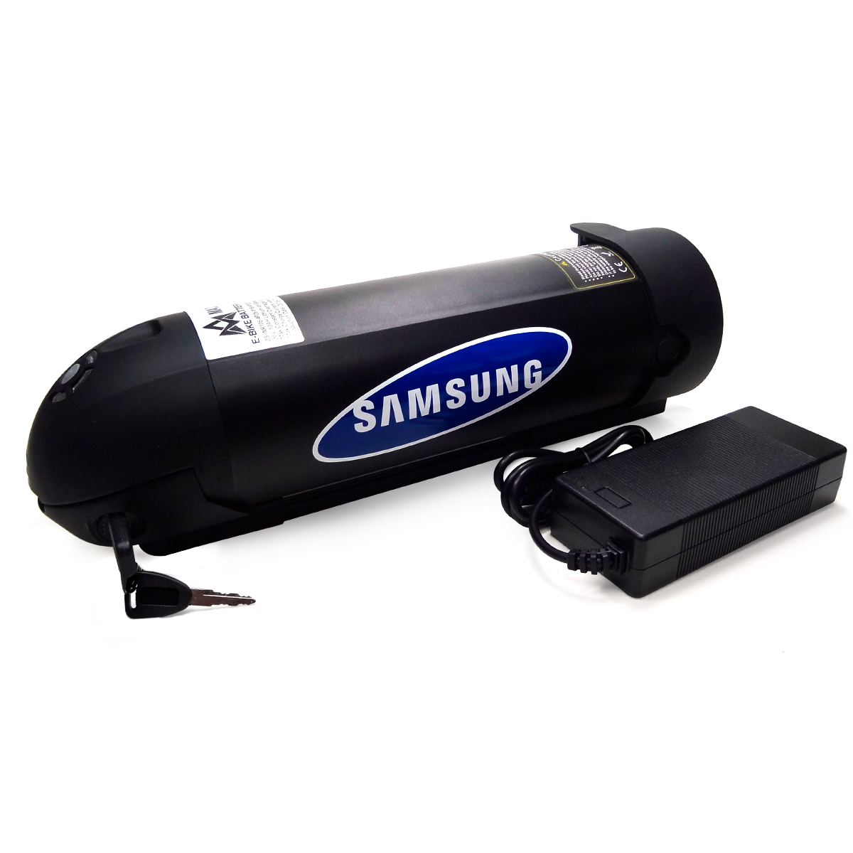 Kit Bateria Lítio Cilíndrica 36V 10Ah V8 Preta