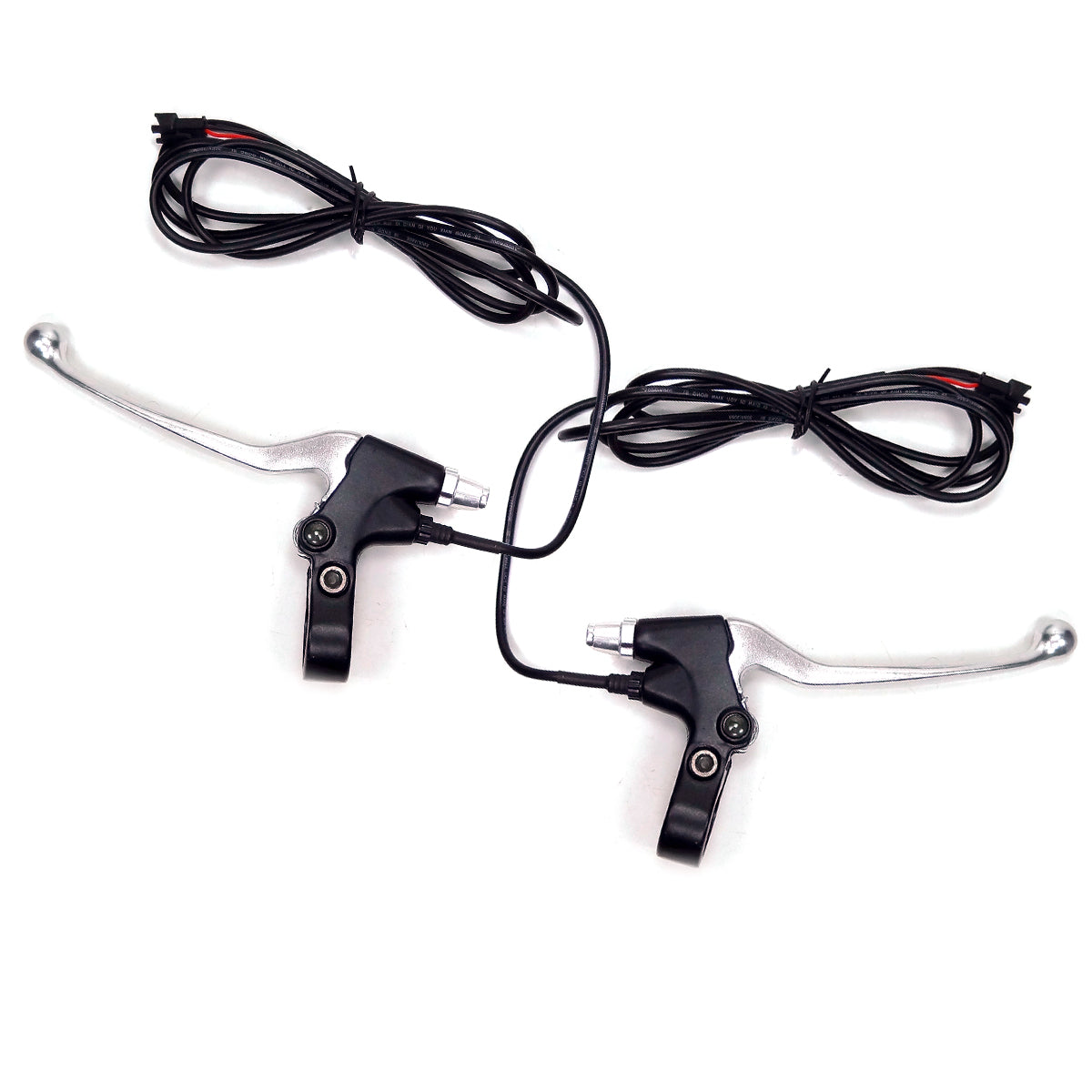 Manete de Freio Alumínio eBike 36V Preto/Prata
