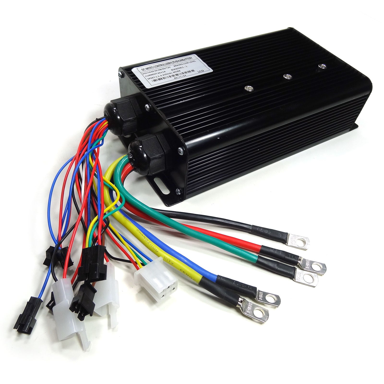 Controlador eBike 3000W 48/60/72V 18 Mosfets 60A SM-Plug
