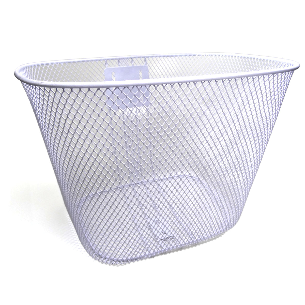 Cesta Grande em Aço Dianteira 21,3X23,3X31CM Aro 26 Branca