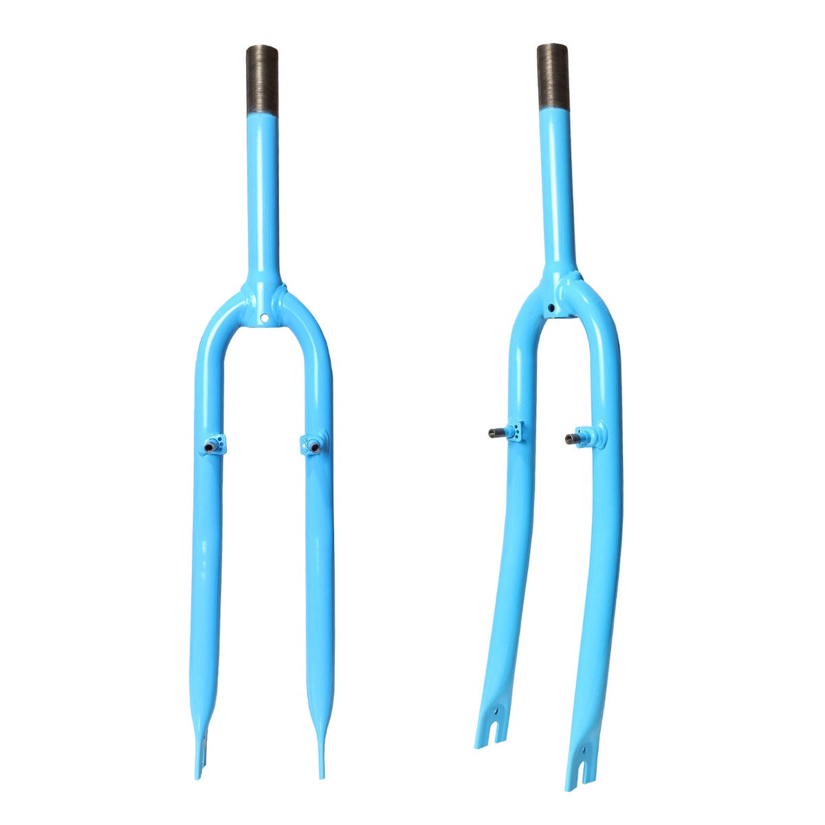 Garfo 26" Rígido 21,1mm Standard Retrô V-Brake Azul Vintage