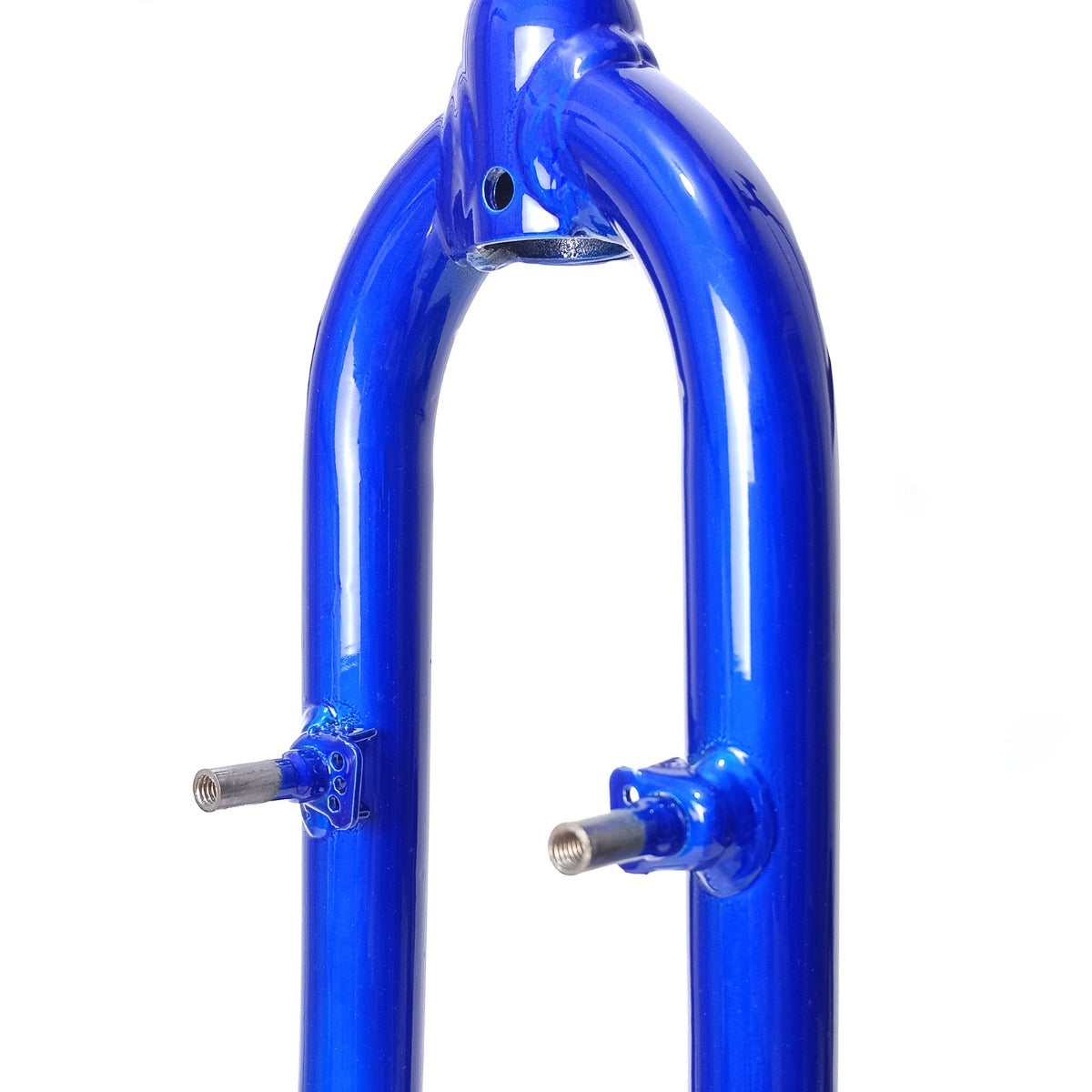 Garfo 26" Rígido 21,1mm Standard Retrô V-Brake Azul Metálico