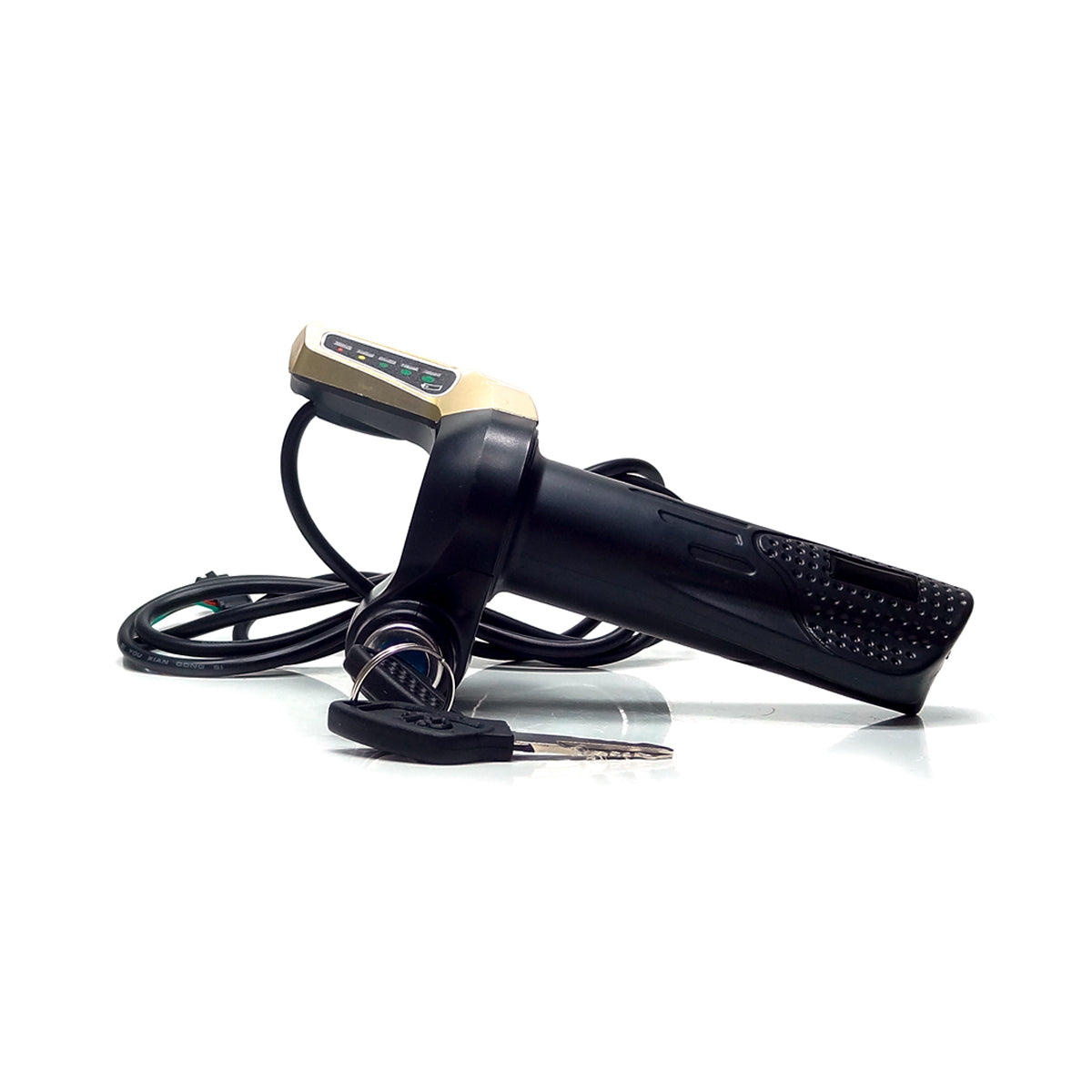 Acelerador Bicicleta Elétrica Par 36V Medidor de Carga Leds