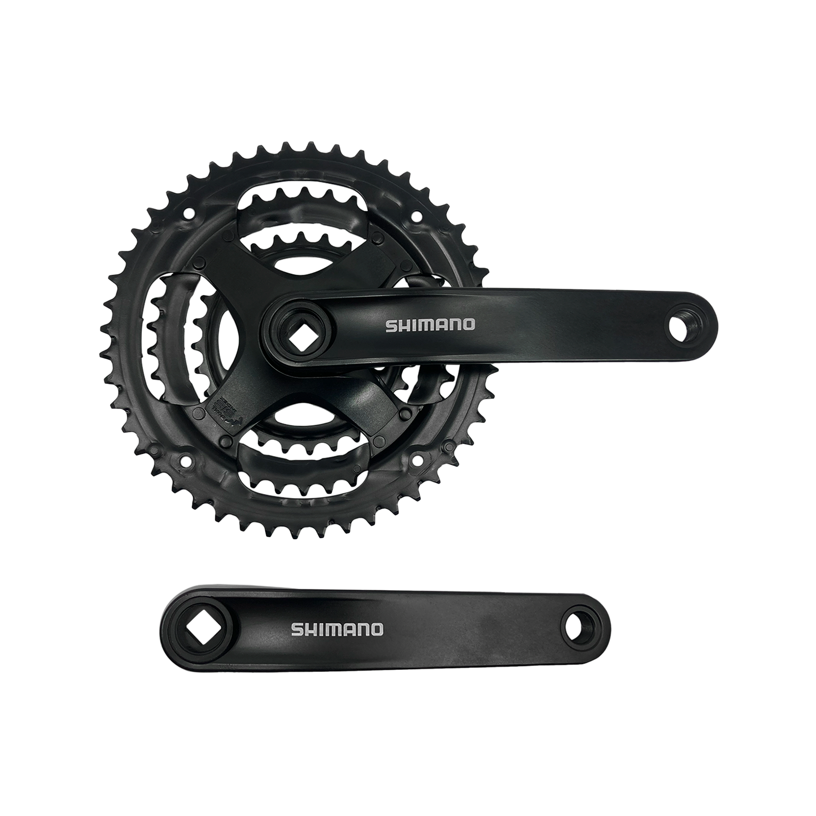 Pedivela 28/38/48D Alumínio Shimano Tourney 175mm Index