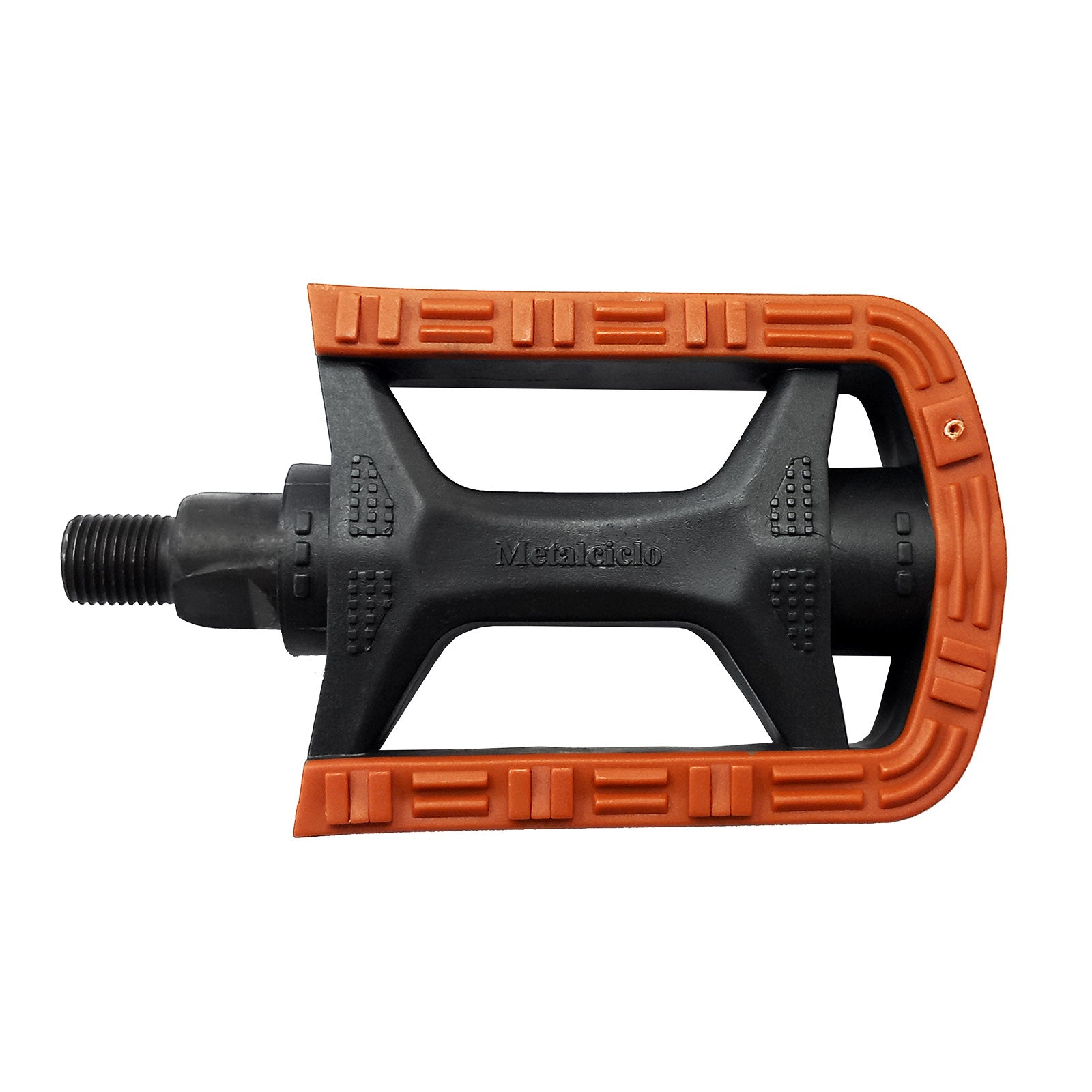 Pedal Plataforma Sueco Nylon com Esfera Preto/Marrom