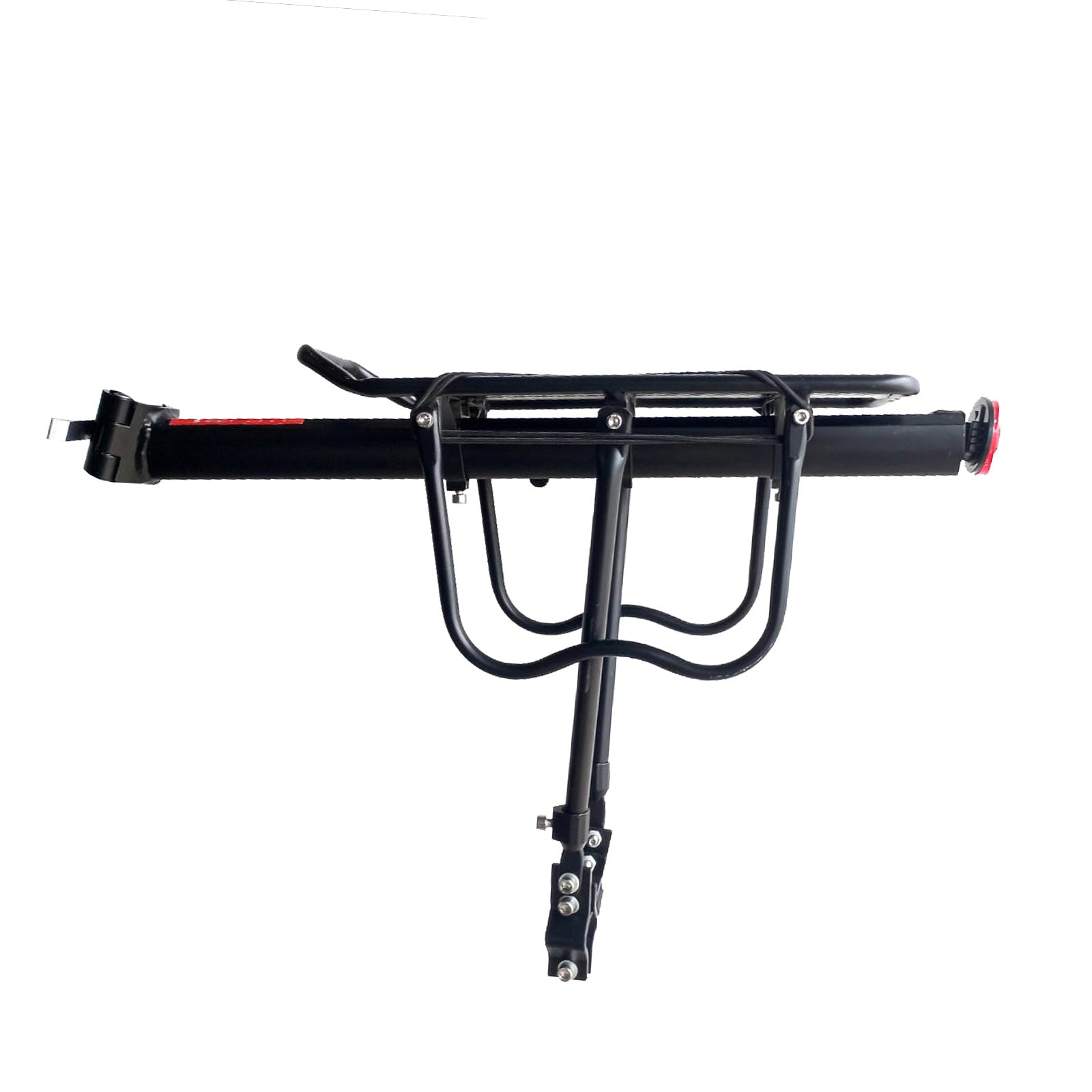 Bagageiro Traseiro Aluminio com Blocagem e Haste Preto