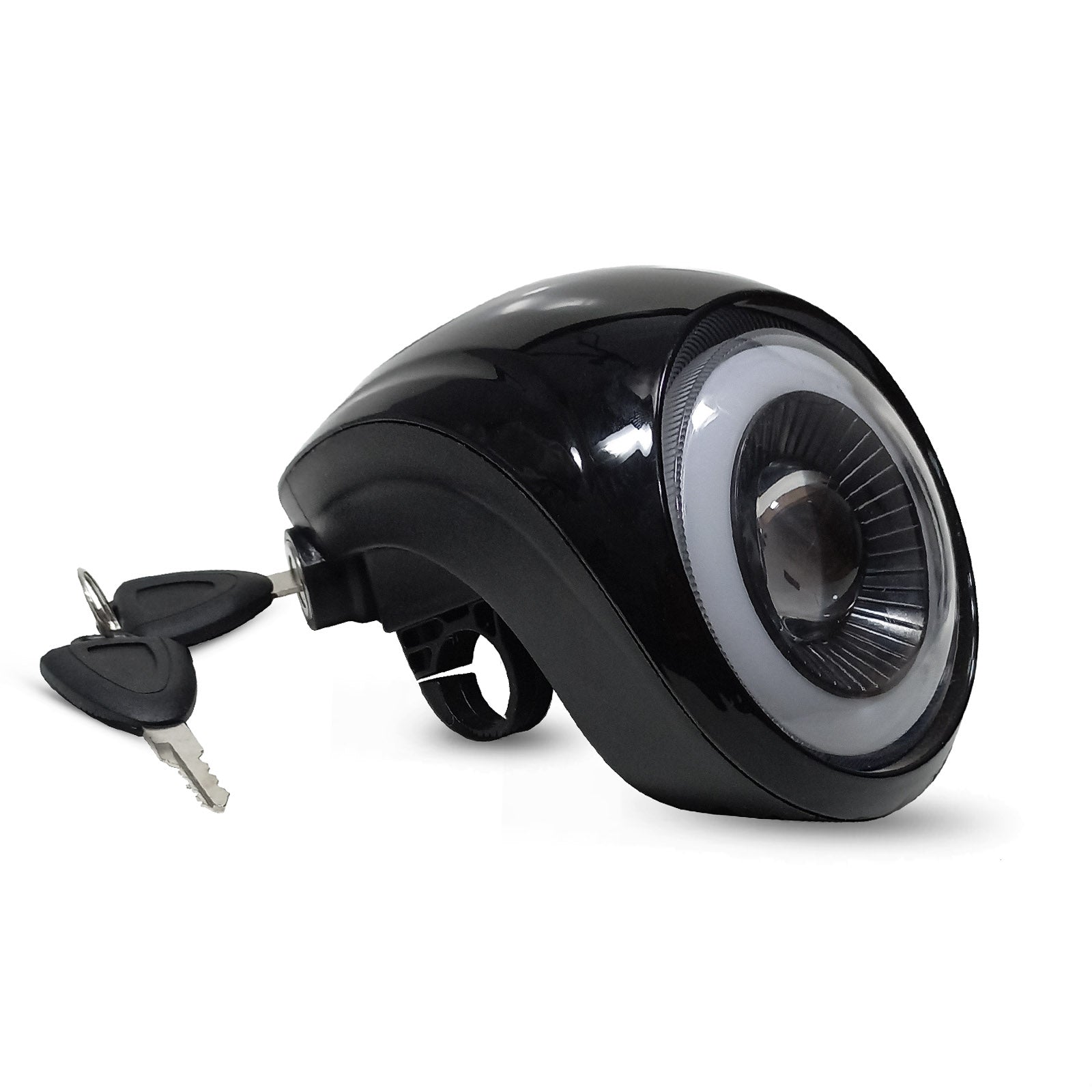 Farol com Velocímetro Digital, Chaves e Buzina 48V