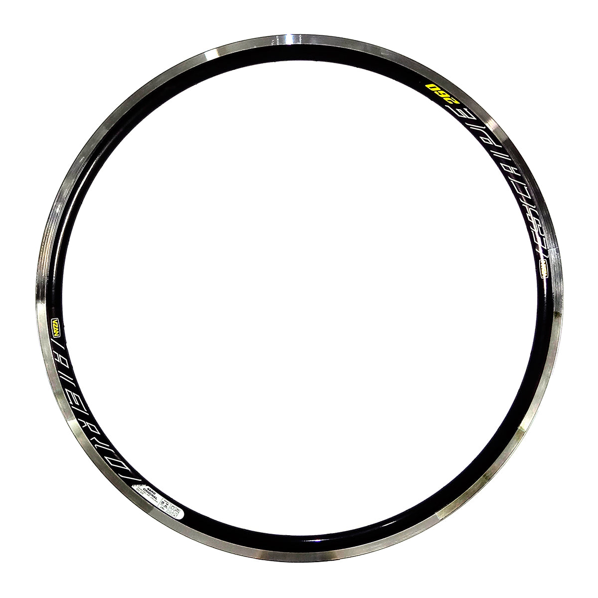 Aro 26" 36F Vzan Aero Escape 260 Alumínio V-Brake Preto