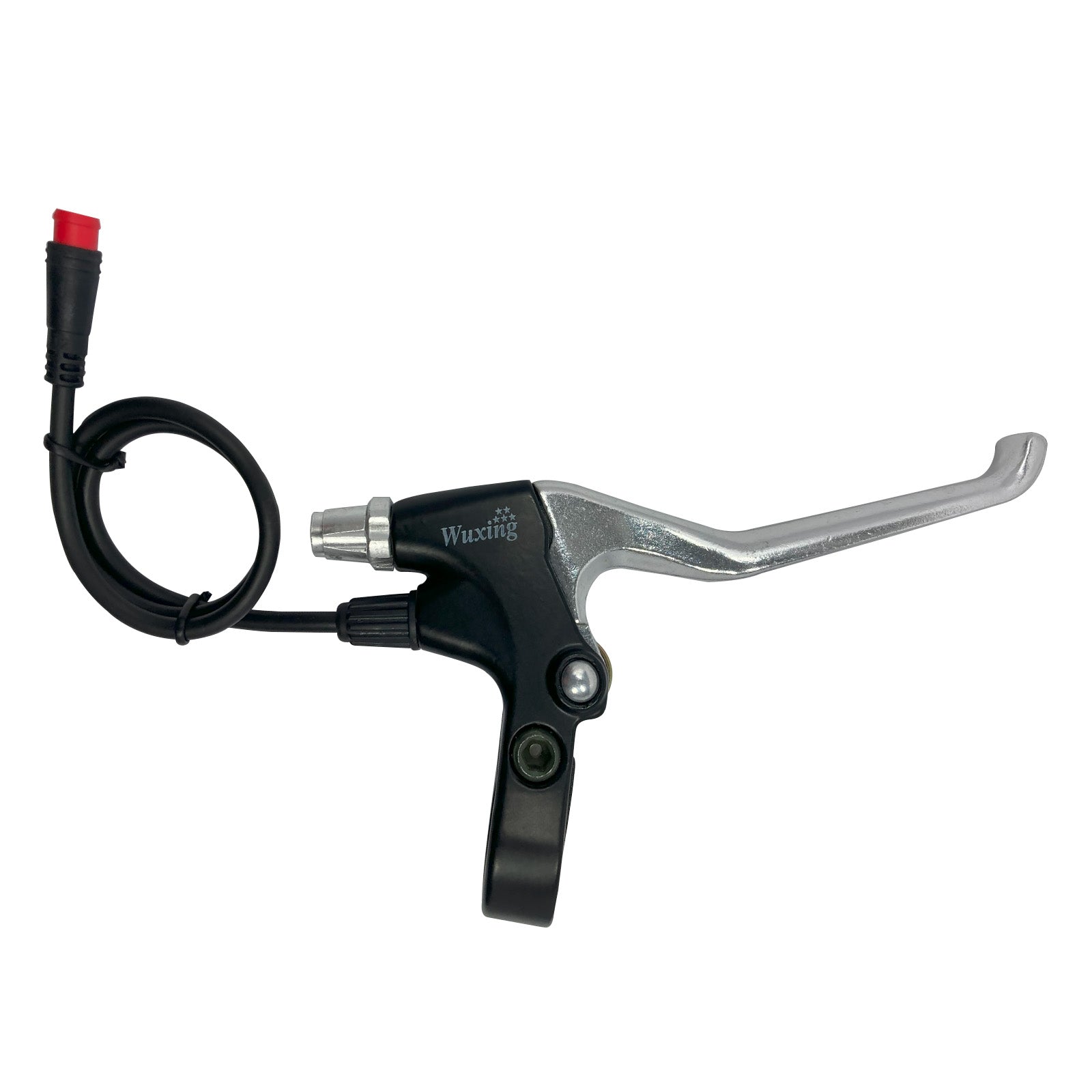 Manete de Freio eBike Alumínio Waterproof-Plug Preto/Prata