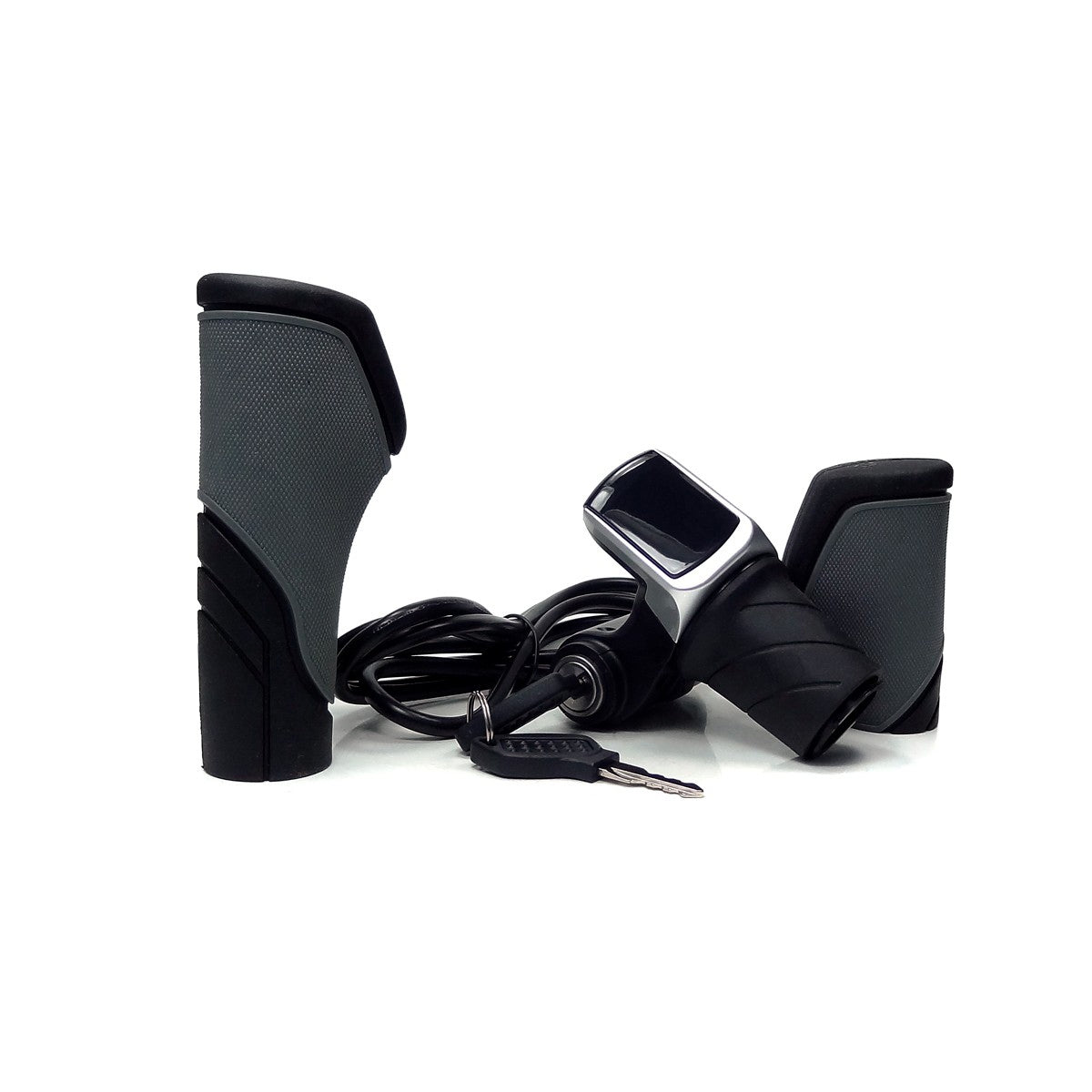 Acelerador de Punho eBike com Manopla 36V V1 SM-Plug Medidor de Carga Digital