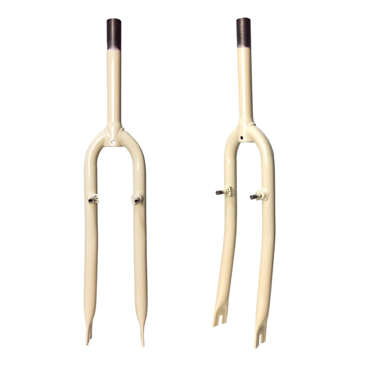 Garfo 26" Rígido 21,1mm Standard Retrô V-Brake Creme