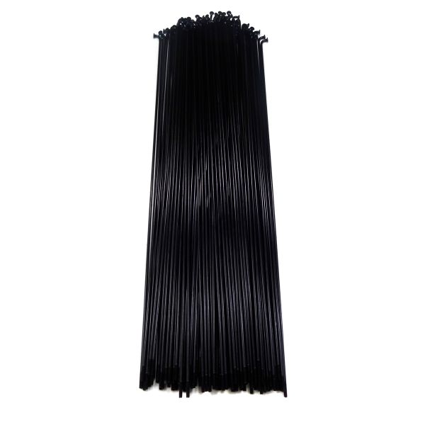 Jogo de Raio Bicicleta 2,5x240mm Aço Preto