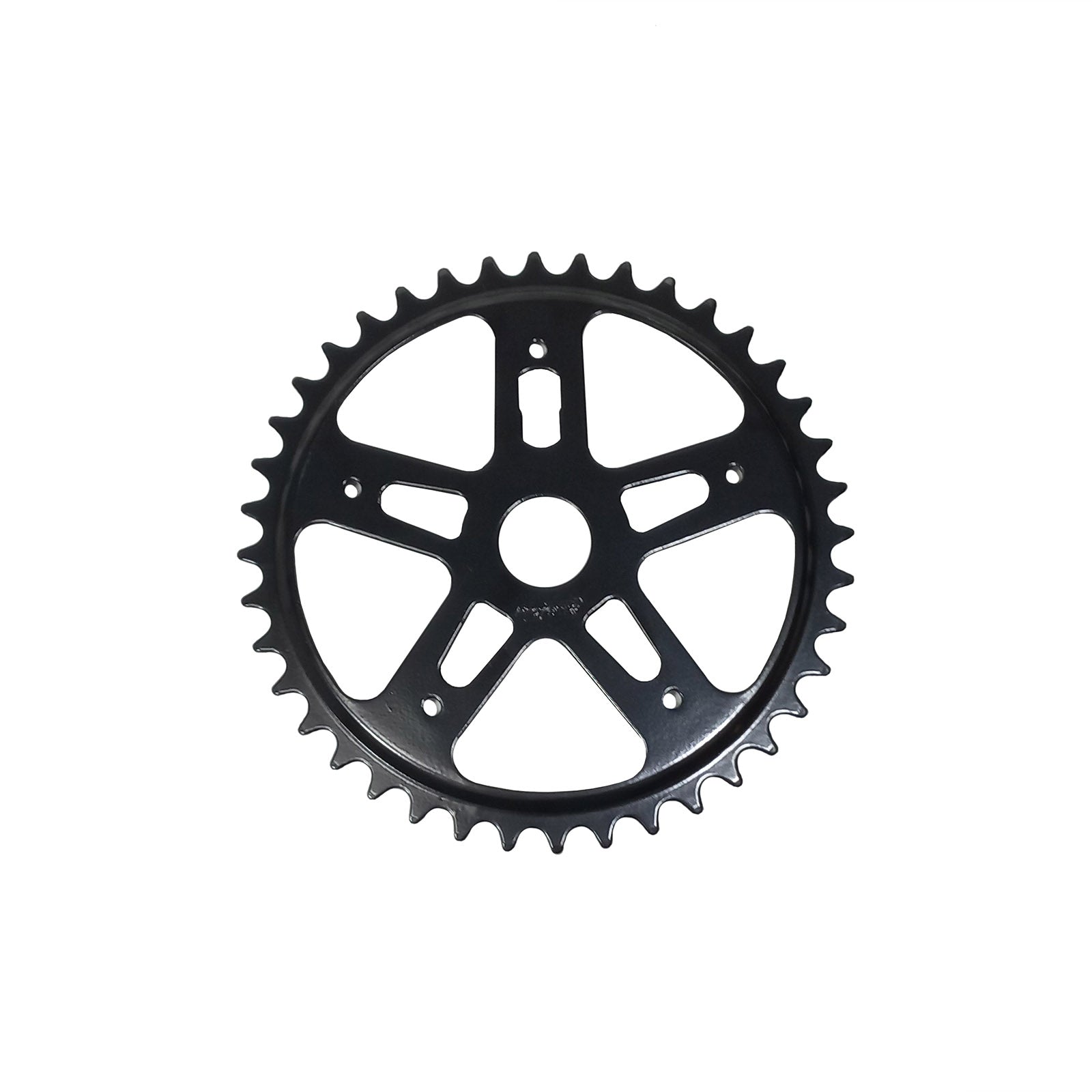 Roda Dentada Aço 40 Dentes 5 Braços Preta