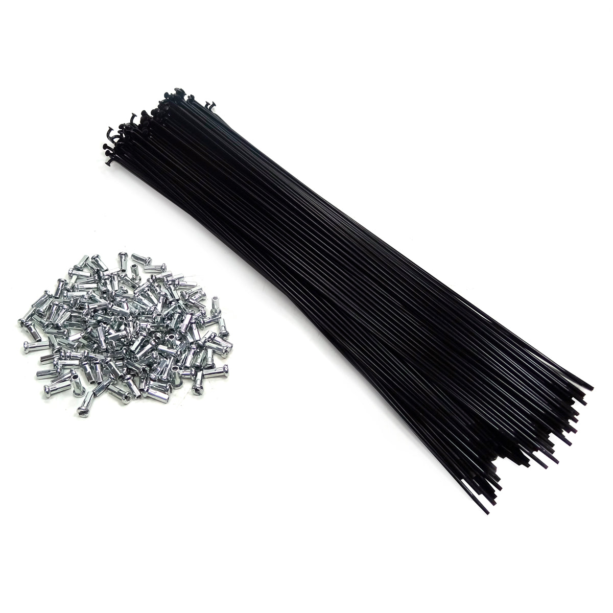 Jogo de Raio Bicicleta 2,0x290mm Aço Preto