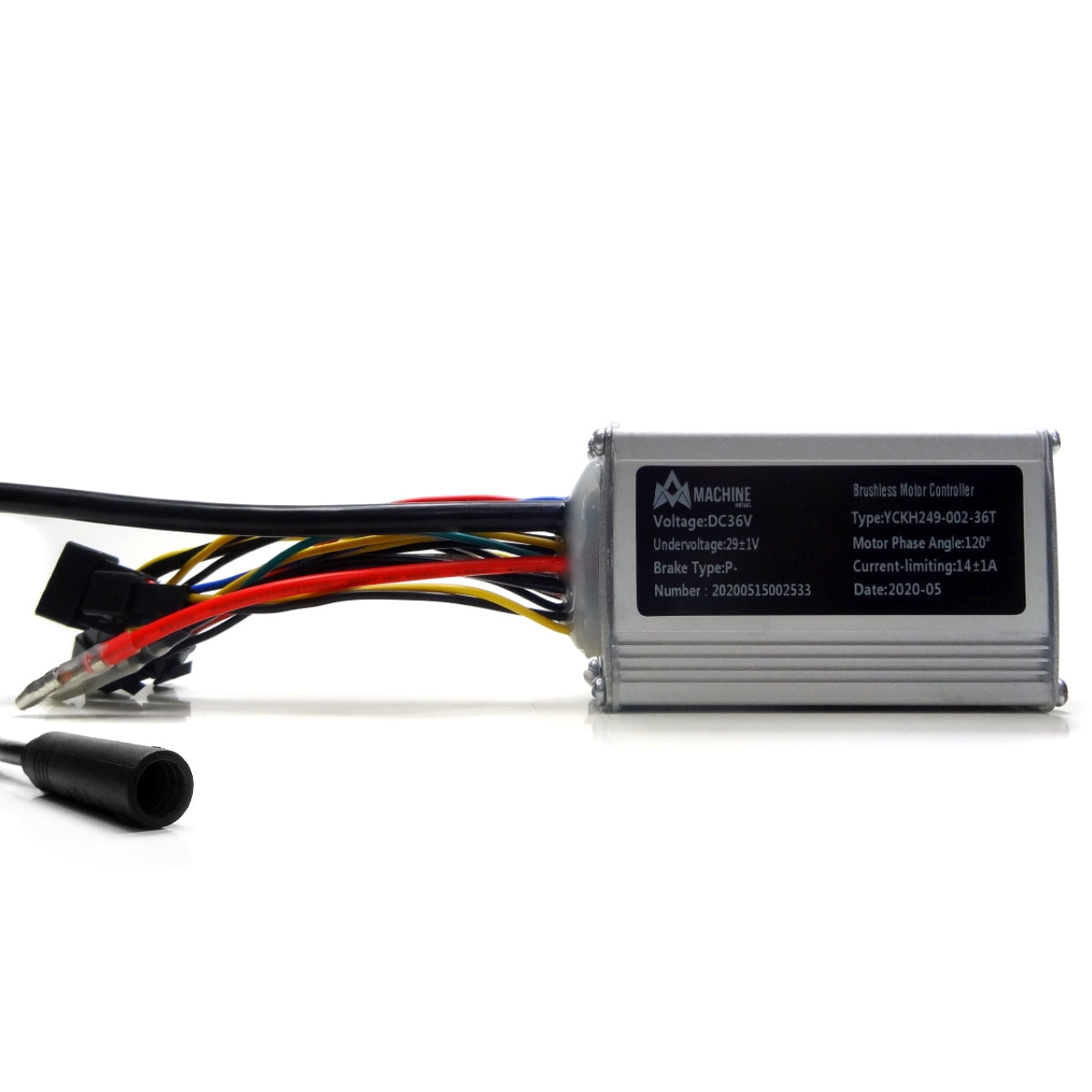 Controlador eBike 350W 36V 6 Mosfets 14A YCKH249-002-36T