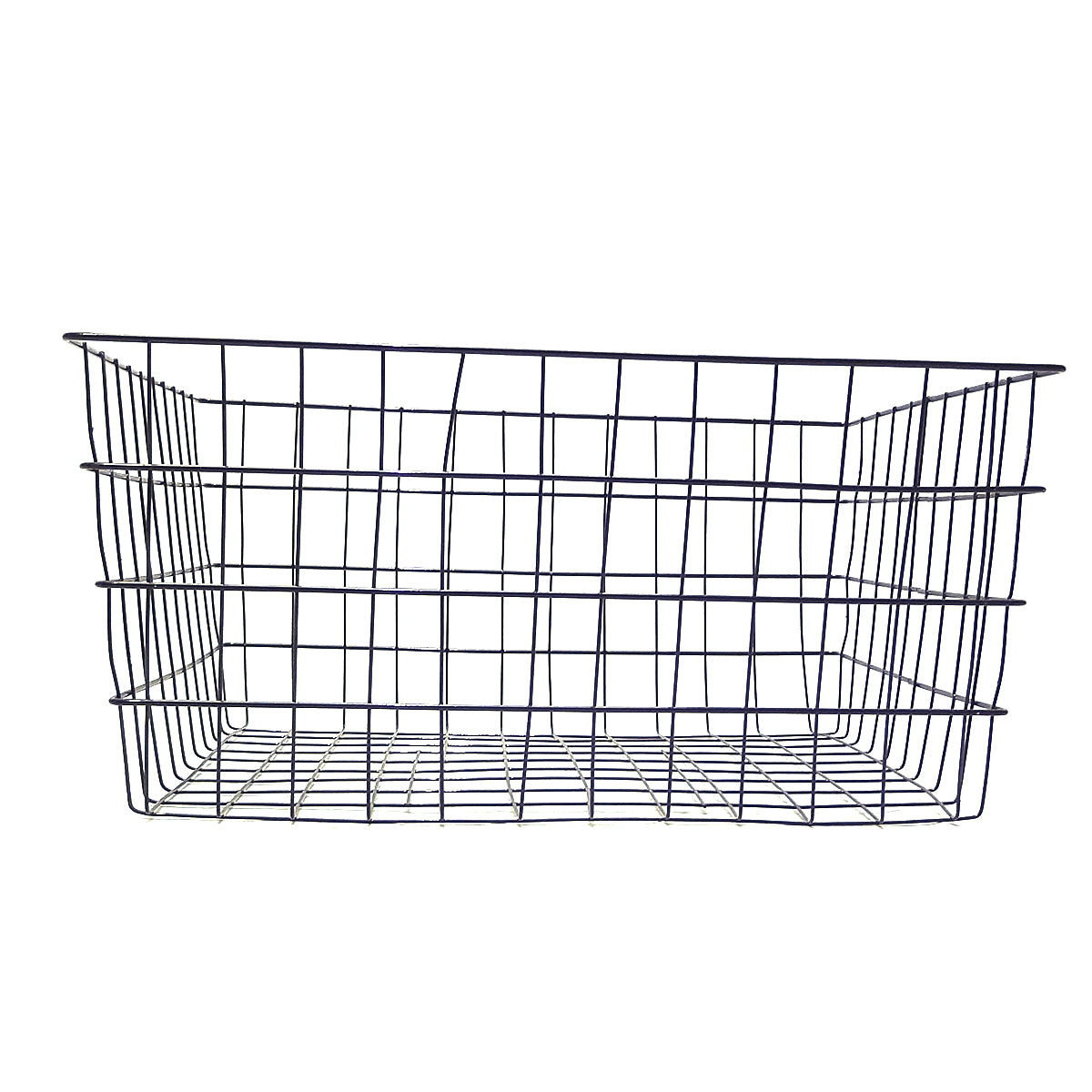 Cesta Grande em Aço Traseira 24X42X50CM Triciclo Elétrico