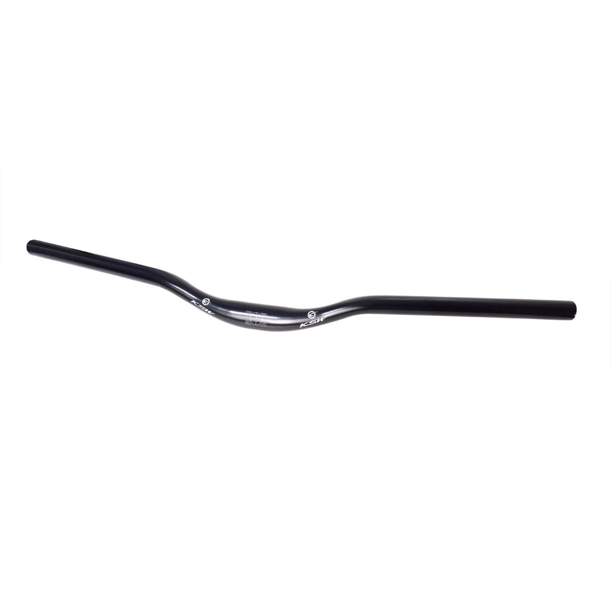 Guidão KSW Curvo 31.8x720mmx30mm Aluminio Preto