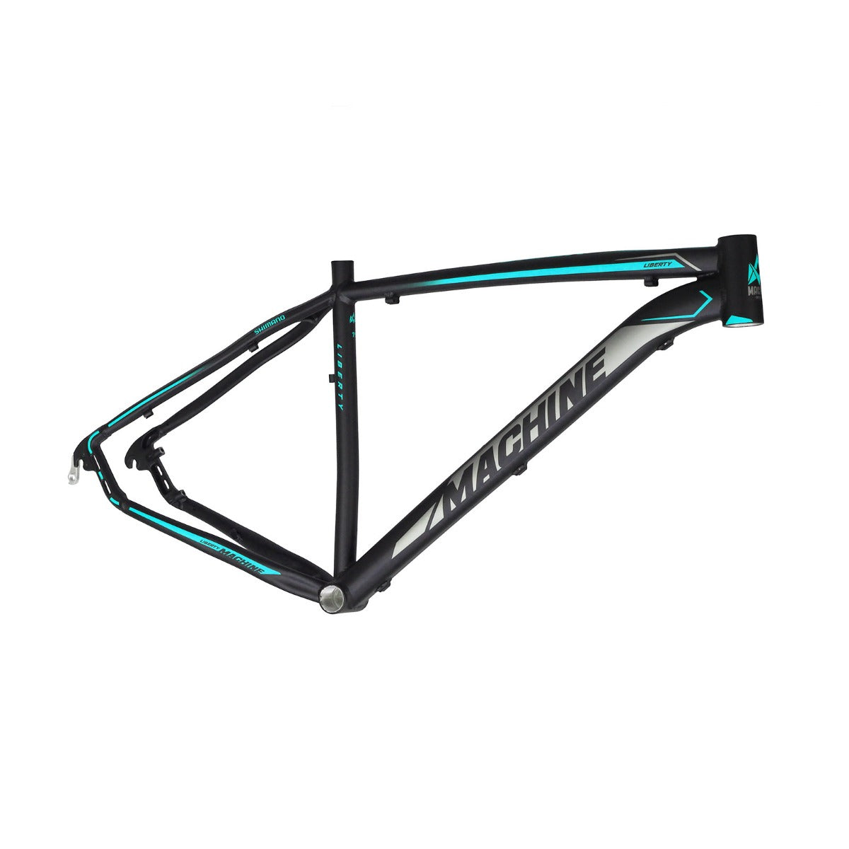 Quadro Bicicleta 29x19" MTB Alumínio New Liberty Preto/Azul
