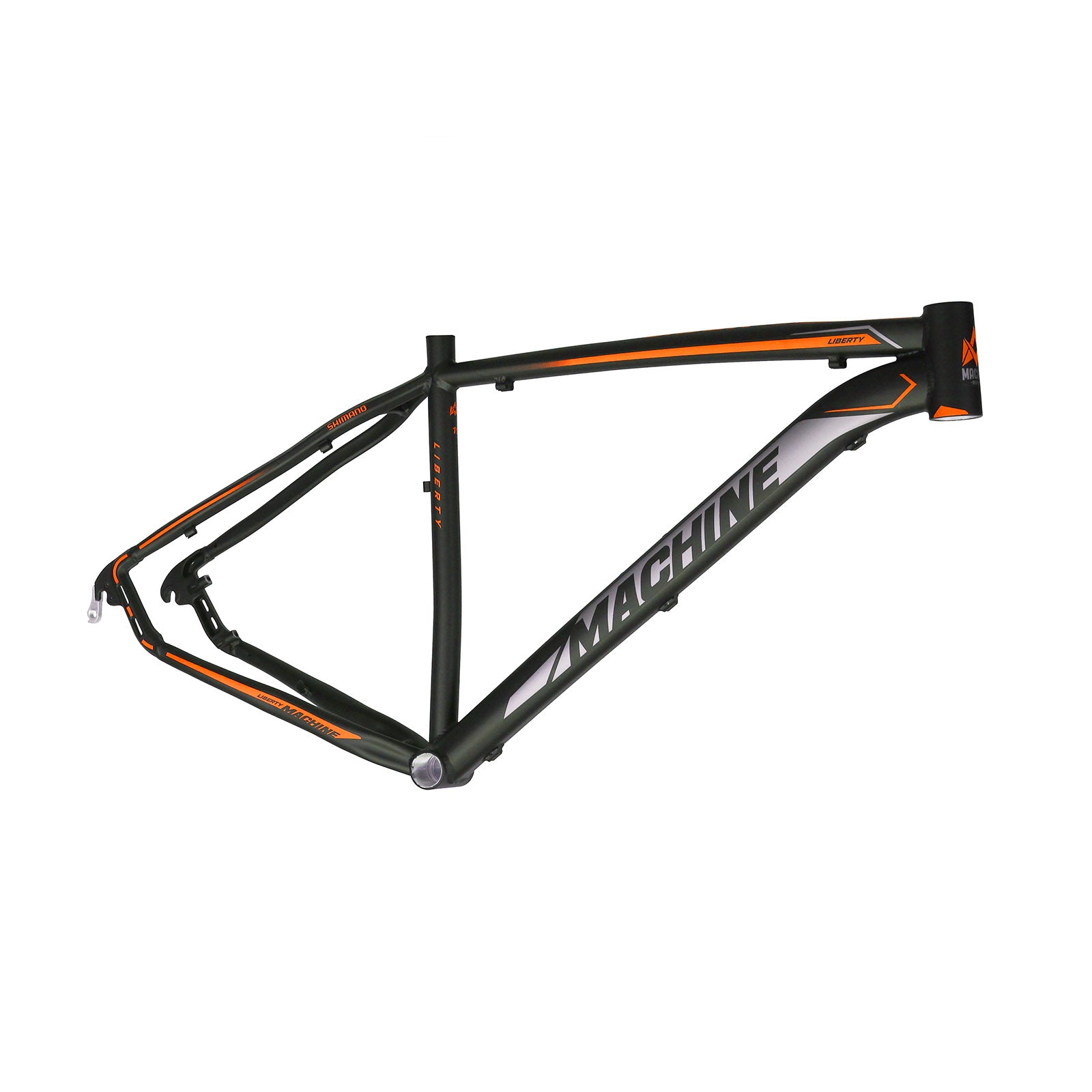 Quadro Bicicleta 29x19" MTB Alumínio New Liberty Preto/Laranja