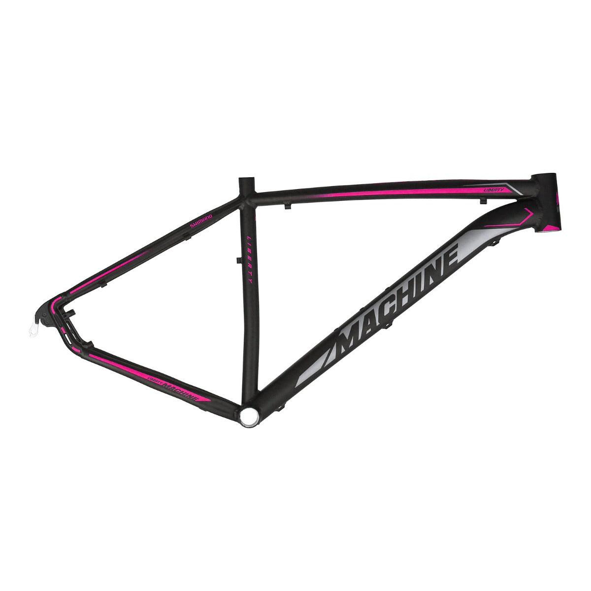 Quadro Bicicleta 29x19" MTB Alumínio New Liberty Preto/Rosa