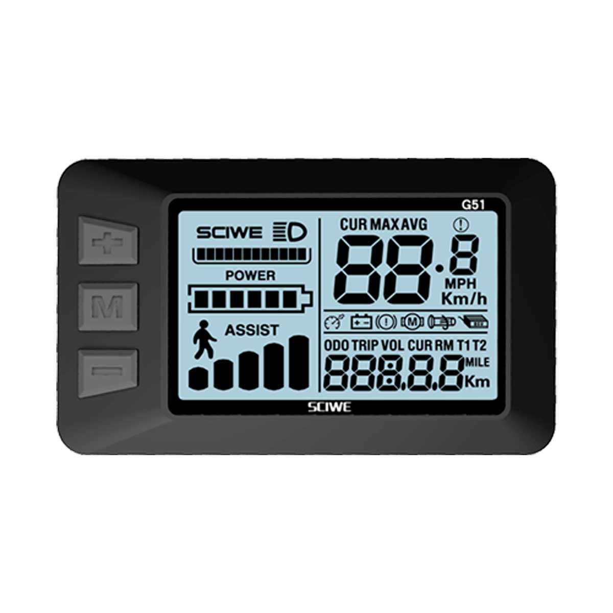 Display LCD G51 USB 24/36/48V