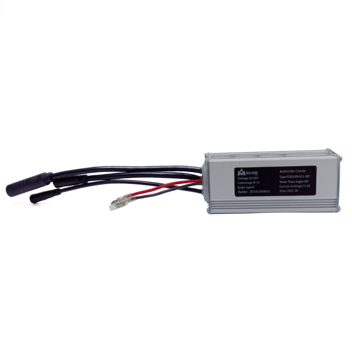 Controlador eBike 350W 36V 9 Mosfets 17A YCKS249-012-36T Waterproof
