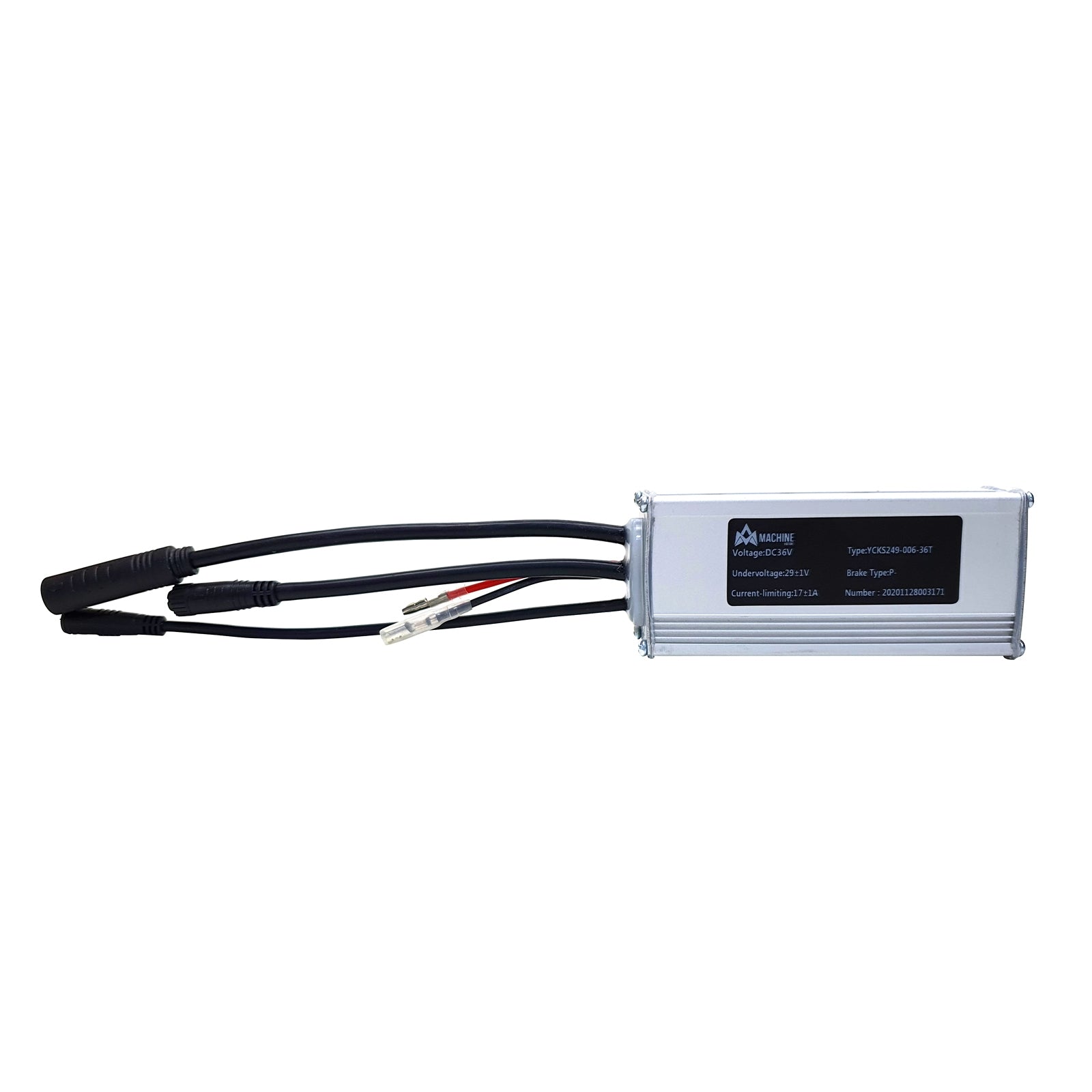 Controlador eBike 350W 36V 9 Mosfets 17A YCKS249-006-36T Waterproof