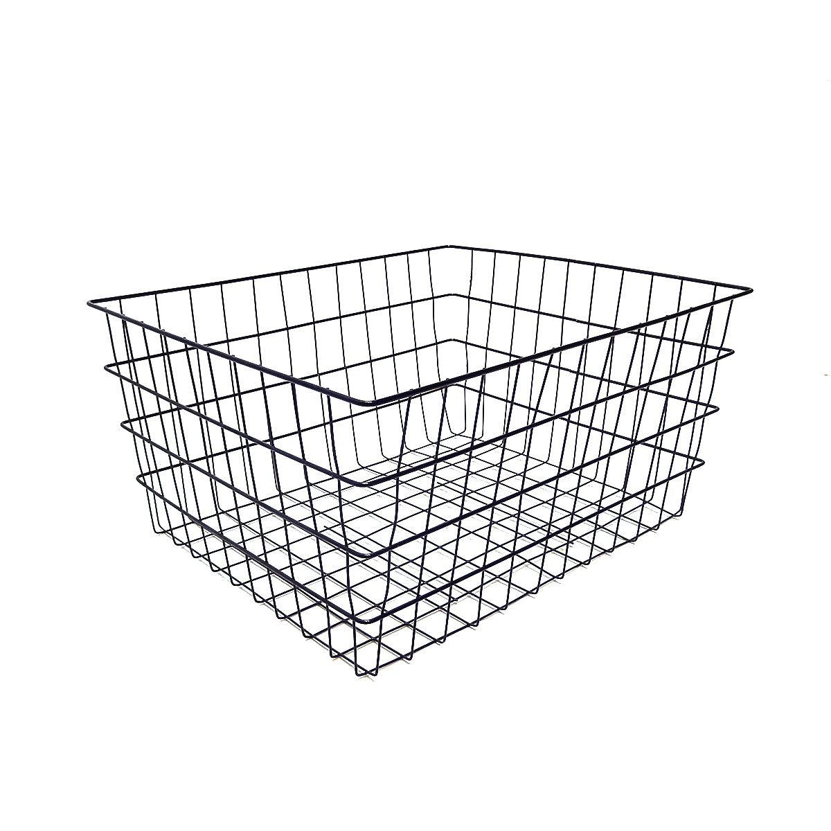 Cesta Grande em Aço Traseira 24X42X50CM Triciclo Elétrico