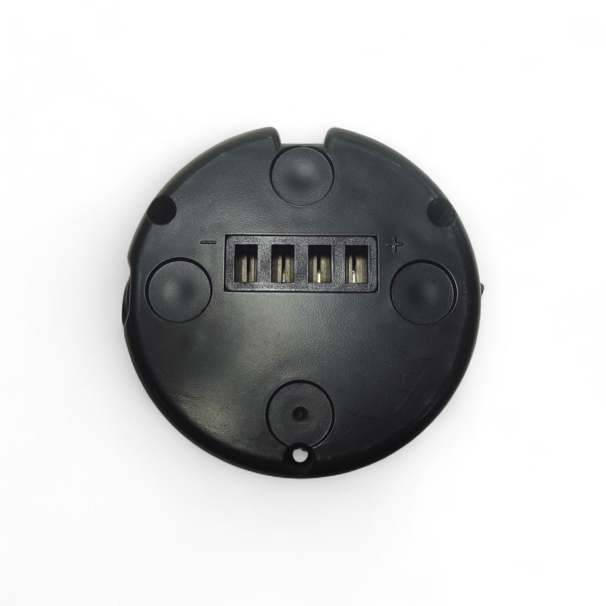 Tampa Inferior Bateria Lítio Cilíndrica V4 Preta