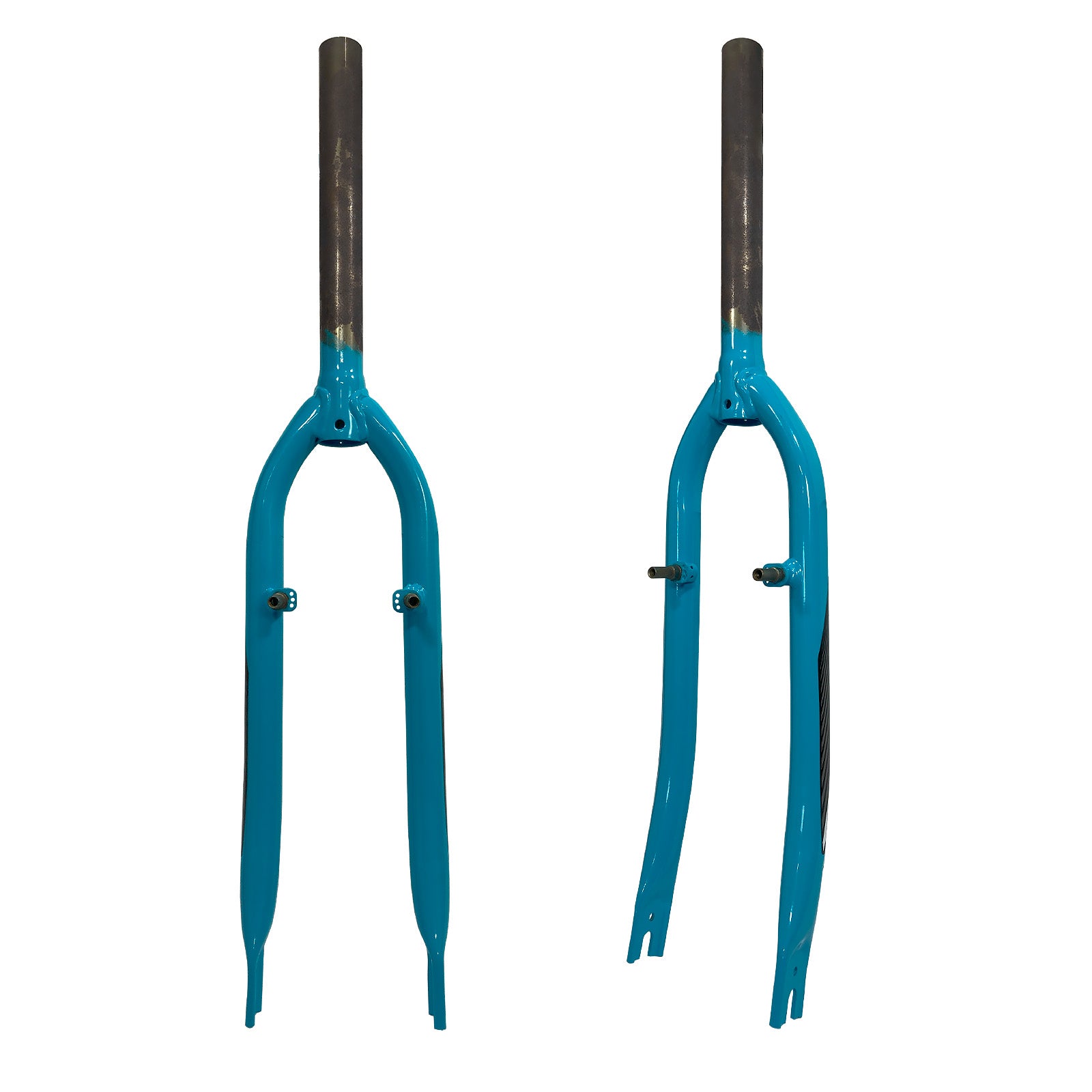 Garfo 26" Rígido 28,6mm Oversize Beach V-Brake Azul/Preto