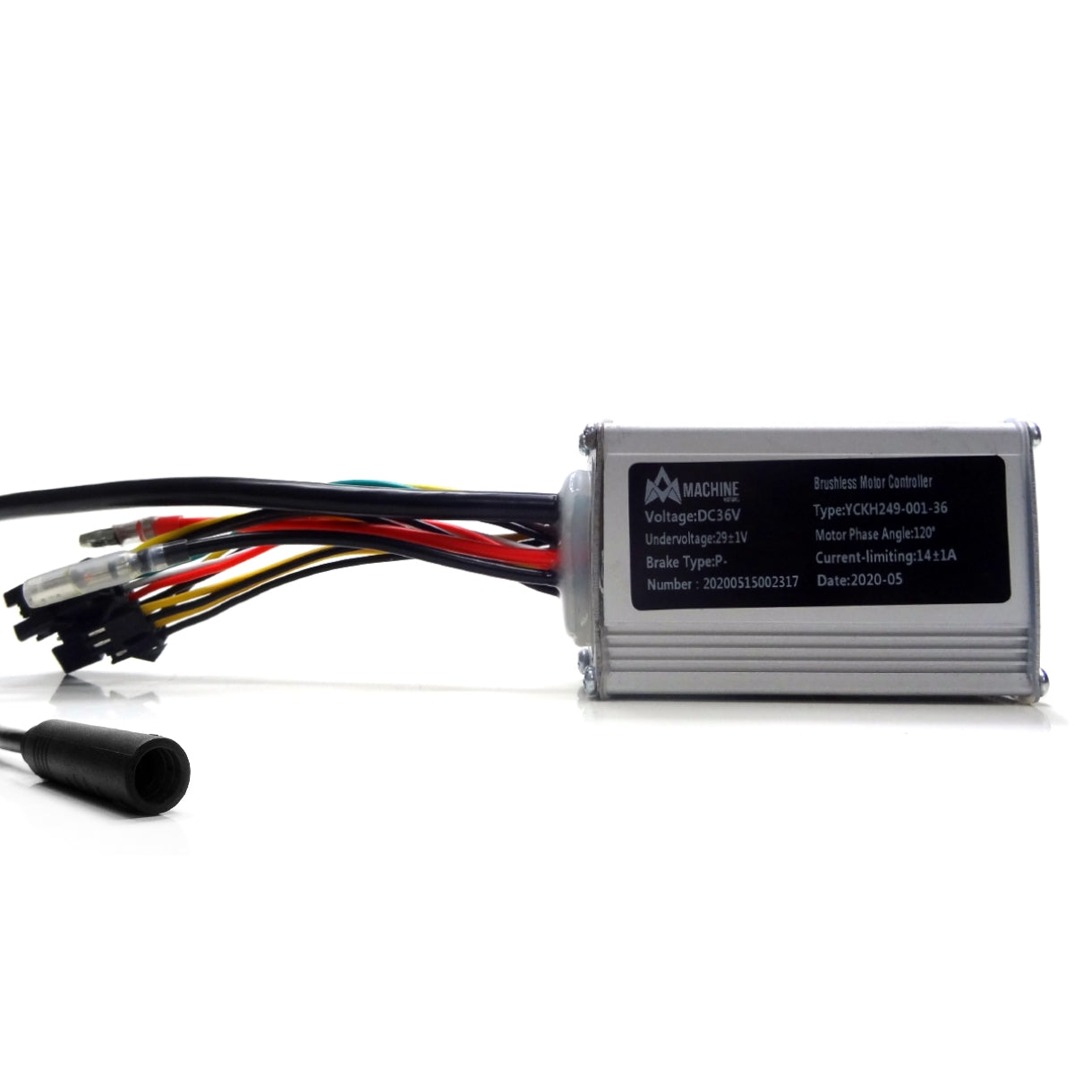 Controlador eBike 350W 36V 6 Mosfets 14A YCKH249-001-36 Wuxing