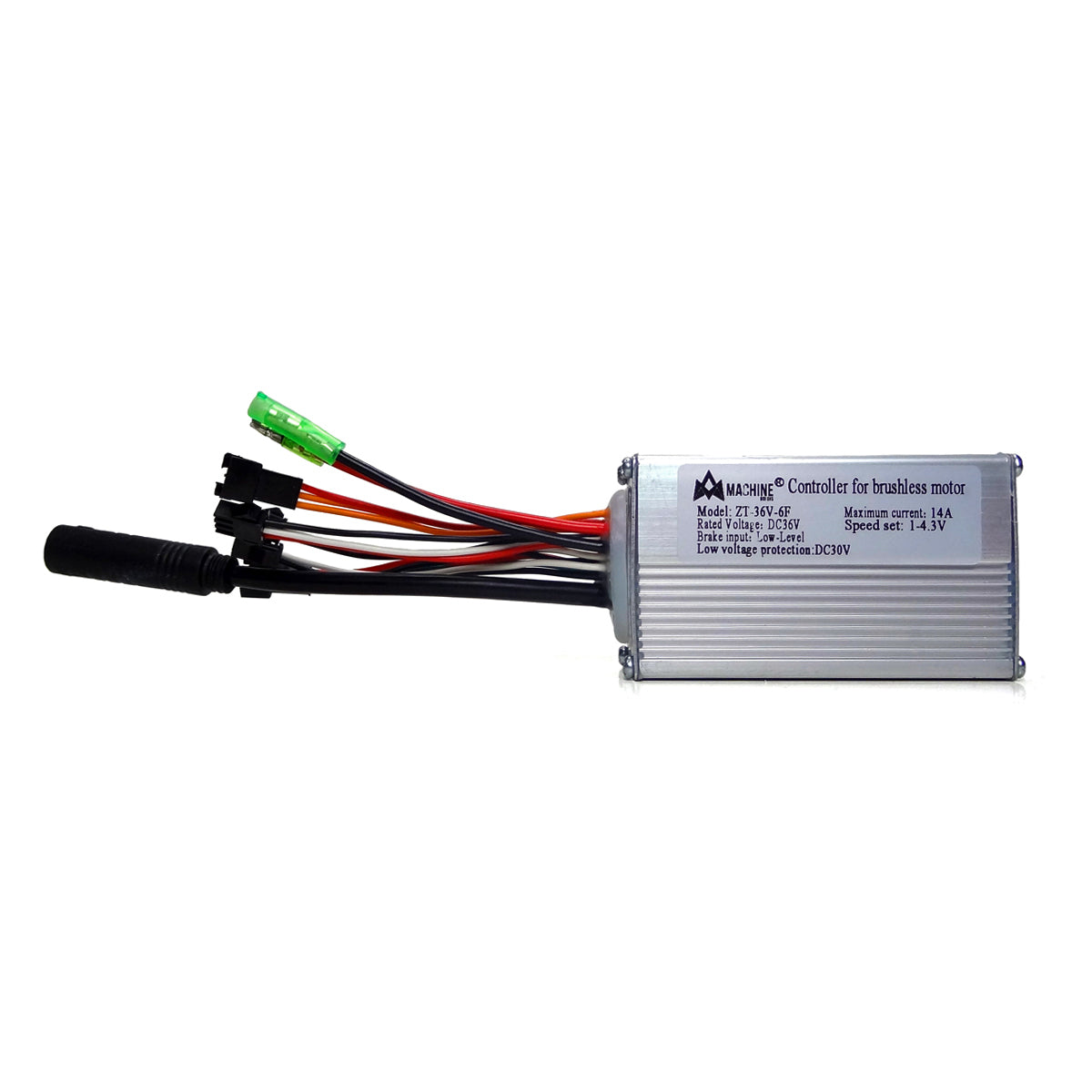 Controlador eBike 350W 36V 6 Mosfets 14A ZT-36V-6F Wuxing