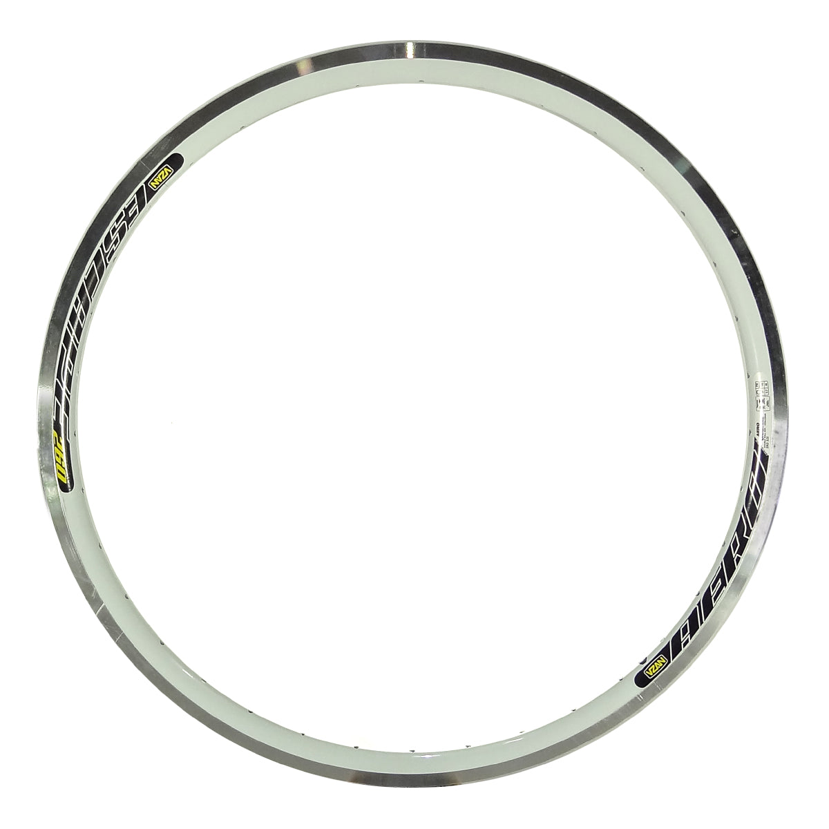 Aro 26" 36F Vzan Aero Escape 260 Alumínio V-Brake Branco