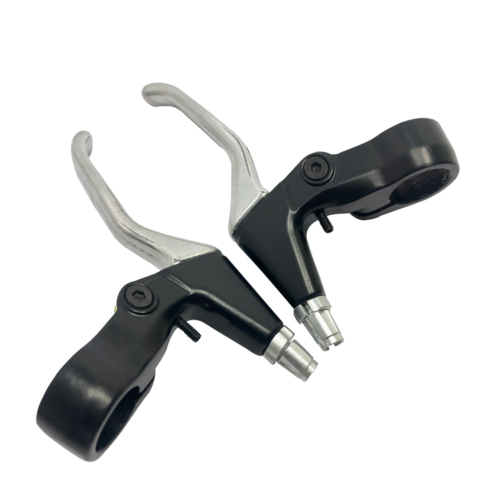 Manete de Freio Alumínio V-Brake Preto/Prata
