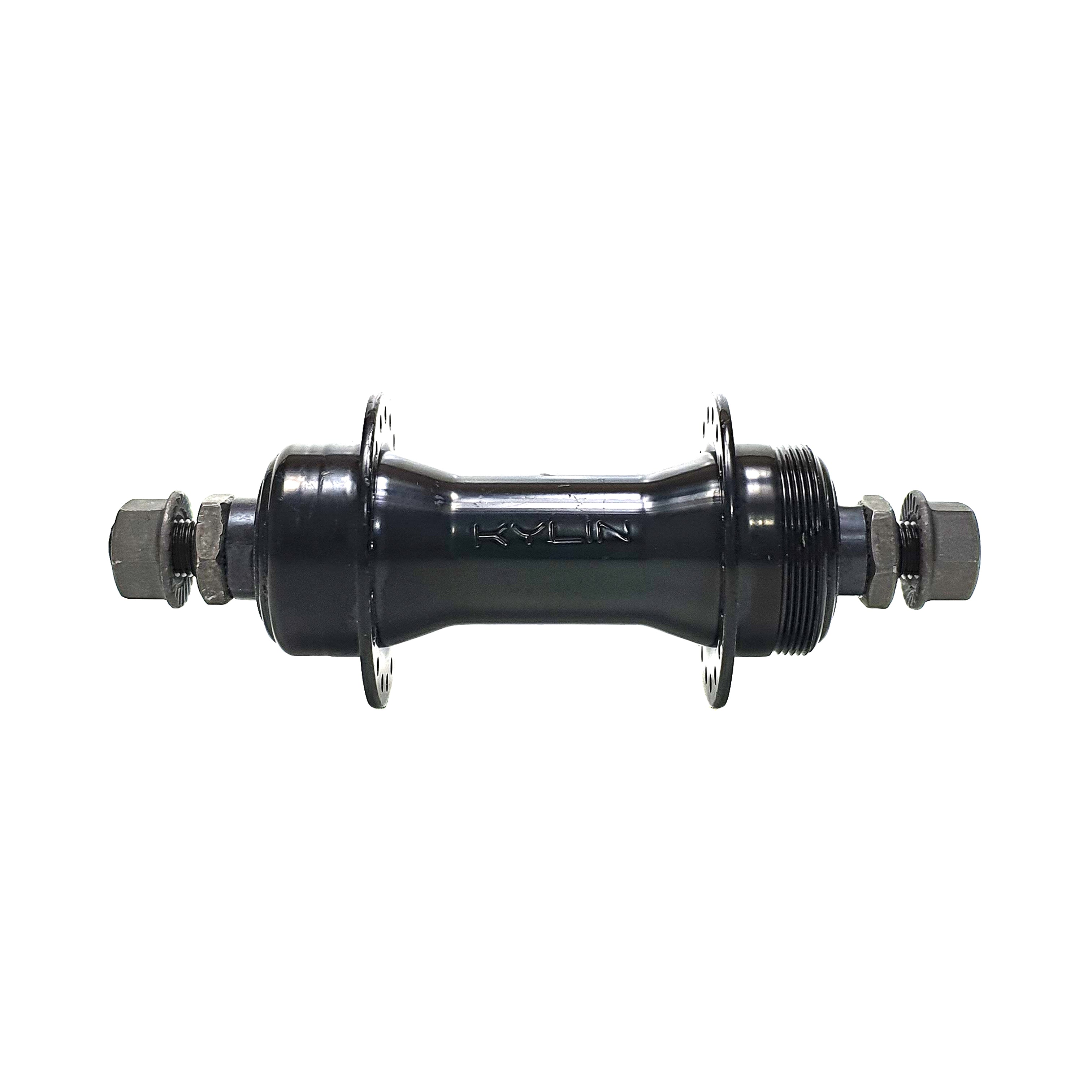 Cubo Traseiro 36F Aço Rosca V-Brake Preto