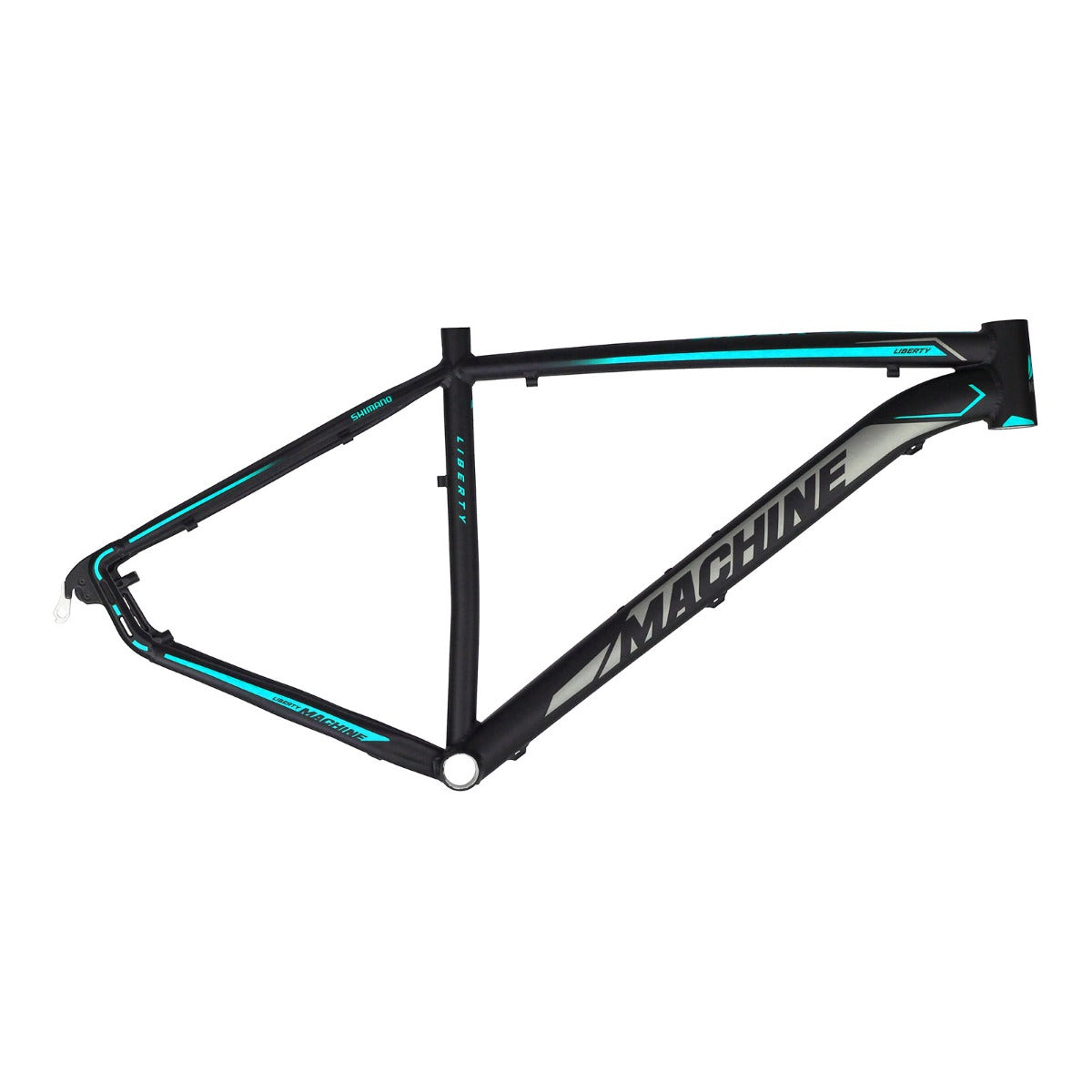 Quadro Bicicleta 29x19" MTB Alumínio New Liberty Preto/Azul