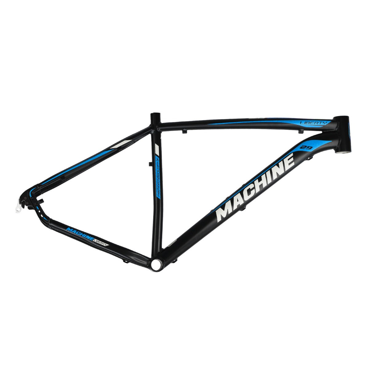 Quadro Bicicleta 29x19" MTB Alumínio Liberty Preto/Azul