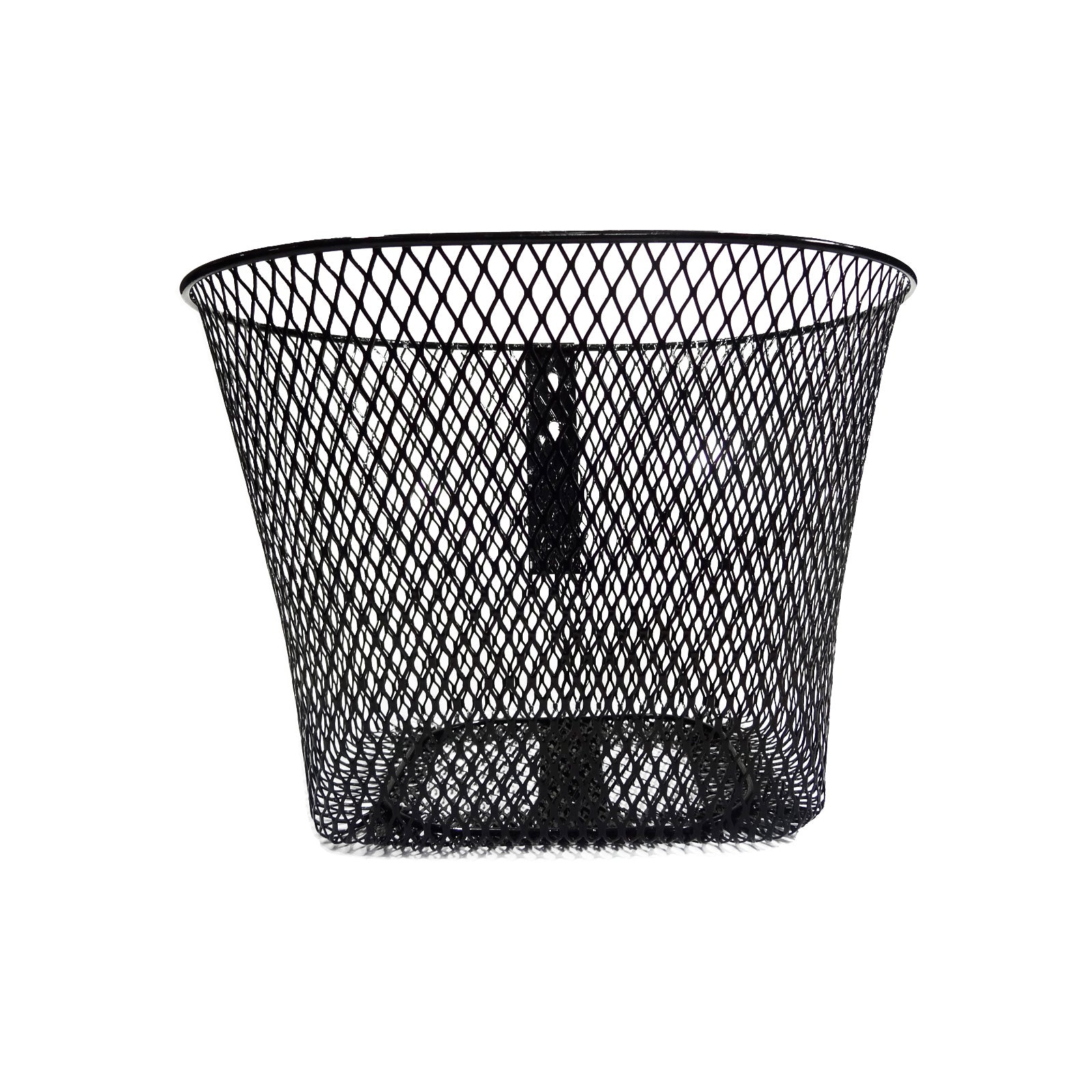 Cesta Grande em Aço Dianteira 21X28X20CM Aro 26 Preta